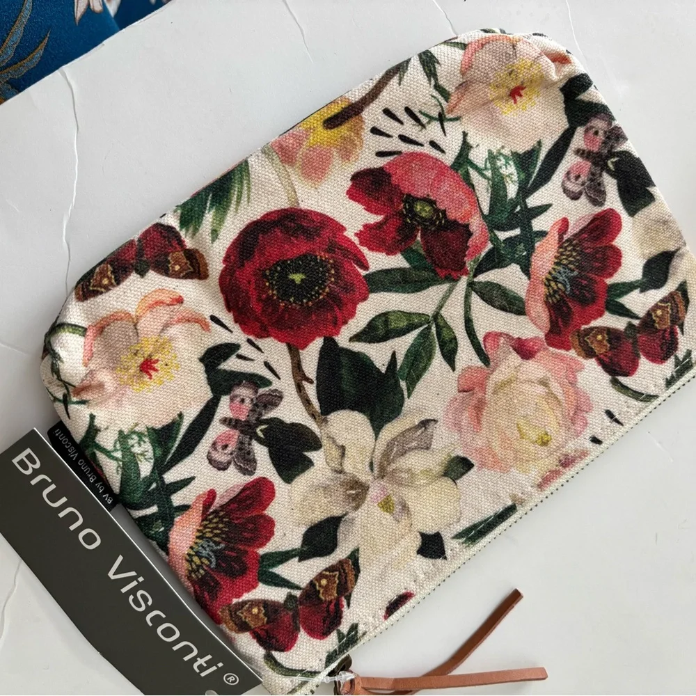Two Printed Canvas Pouches *NEW*